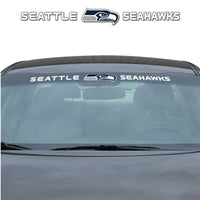 NFL - Seattle Seahawks Sun Stripe Windshield Decal 3.25 in. x 34 in.