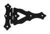 National Hardware 10 in. L Black Steel Ornamental T Hinge (Pack of 6)