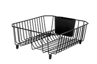 Rubbermaid 5.3 in. H x 12.4 in. W x 14.3 in. L Steel Dish Drainer Black (Pack of 6)