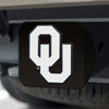 University of Oklahoma Black Metal Hitch Cover