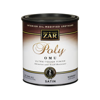 Zar Ultra Max Satin Clear Polyurethane 1 Qt.