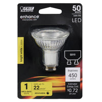 FEIT Electric MR16 GU10 LED Bulb Bright White 50 Watt Equivalence (Pack of 4)