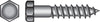 Hillman 3/8 in. X 5-1/2 in. L Hex Hot Dipped Galvanized Steel Lag Screw 50 pk