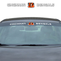 NFL - Cincinnati Bengals Sun Stripe Windshield Decal 3.25 in. x 34 in.