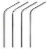 Harold Import Brown Stainless Steel Straws