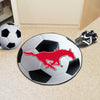 Southern Methodist University Soccer Ball Rug - 27in. Diameter