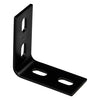 National Hardware 3.1 in. H X 1.5 in. W X 0.125 in. D Black Carbon Steel Inside/Outside Corner Brace