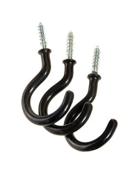 Panacea Black Vinyl 2 in. H Sturdy Plant Hook 3 pk