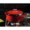 Lodge Cast Iron Dutch Oven 10.5 in. 6 qt Red