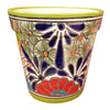 Avera Products Talavera 5.5 in. H x 5 in. W x 5 in. D Ceramic Talavera Planter Set Assorted (Pack of 4)