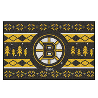 NHL - Boston Bruins Holiday Sweater Rug - 19in. x 30in.