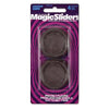 Magic Sliders Plastic Protective Pads Brown Round 1-11/16 in. W X 1-11/16 in. L (Pack of 6)