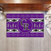 MLB - Colorado Rockies Holiday Sweater Rug - 19in. x 30in.