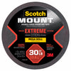 Scotch Double Sided 1 in. W X 400 in. L Mounting Tape Black