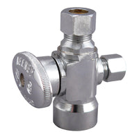 Keeney 1/2 in. FIP in. X 3/8 in. Brass Shut-Off Valve