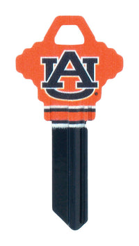 Hillman NCAA Auburn University House/Office Key Blank 68 SC1 Single sided For Schlage Locks (Pack of 6)