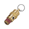 Tru-Flate Brass Safety Valve 1/4 in. Male 1 pc