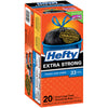 Hefty Extra Strong 33 gal. Trash Bags Drawstring 20 pk