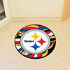 NFL - Pittsburgh Steelers XFIT Roundel Rug - 27in. Diameter