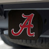 University of Alabama Black Metal Hitch Cover - 3D Color Emblem