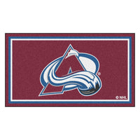 NHL - Colorado Avalanche 3ft. x 5ft. Plush Area Rug