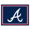 MLB - Atlanta Braves 8ft. x 10 ft. Plush Area Rug