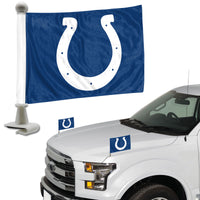 NFL - Indianapolis Colts Ambassador Car Flags - 2 Pack