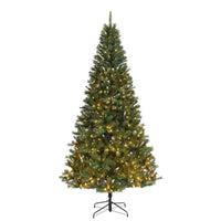 Holiday Bright Lights 1-2 Tree 7-1/2 ft. Full LED 450 ct Highland Green Spruce Color Changing Christ