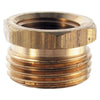 PlumbCraft Brass 3/4 in. D X 1/2 in. D Hose Adapter 1 pk