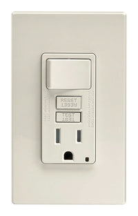 Leviton SmartlockPro 15 amps 125 V Light Almond Outlet/Wallplate 5-15R 1 pk