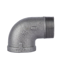 STZ Industries 1-1/2 in. MIP each X 1-1/2 in. D FIP Black Malleable Iron 90 Degree Street Elbow