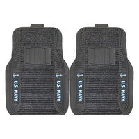 U.S. Navy 2 Piece Deluxe Car Mat Set