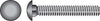 Hillman 1/4 in. X 3-1/2 in. L Zinc-Plated Steel Carriage Bolt 100 pk