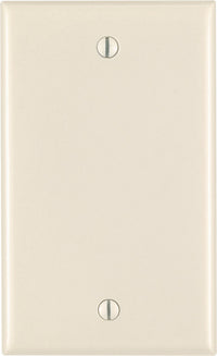 Leviton Almond 1 gang Plastic Blank Wall Plate 1 pk (Pack of 25)