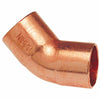 Mueller Streamline 3/8 In. Sweat  X 3/8 In. Dia. Sweat Copper 45 Degree Elbow