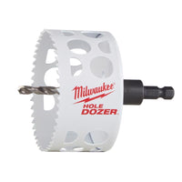 Milwaukee Hole Dozer 2-1/2 in. Bi-Metal Hole Saw with Arbor and Pilot Bit 1 pk (Pack of 2)