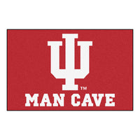 Indiana University Man Cave Rug - 19in. x 30in.