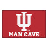 Indiana University Man Cave Rug - 19in. x 30in.