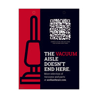 Paint/Sundries/Cleaning Sign Kit Vacuum QR Selection