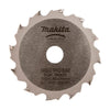 Makita 4-3/8 in. D X 20 mm N/A Carbide Tipped Circular Saw Blade 12 teeth