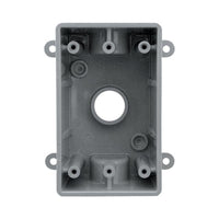 Sigma Engineered Solutions New Work 16.3 cu in Rectangle Plastic 1 gang Weatherproof Box Gray