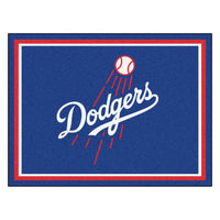 MLB - Los Angeles Dodgers Script 8ft. x 10 ft. Plush Area Rug