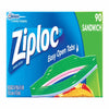 Ziploc Sandwich Bag 90 pk Clear (Pack of 12)