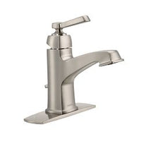 Spot resist brushed nickel one-handle bathroom faucet