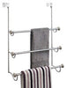 iDesign York Chrome Silver Over the Door Towel Bar 16 in. L Stainless Steel