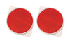 Hy-Ko Round Red Reflectors 2 pk (Pack of 12)