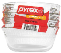 Pyrex 4.88 in. W x 4.88 in. L Custard Cups Clear