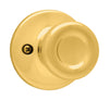 Kwikset Tylo Polished Brass Dummy Knob Right or Left Handed