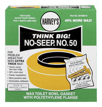 Harvey's Toilet Bowl Gasket with Wax & Flange Polyethylene