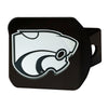 Kansas State University Black Metal Hitch Cover